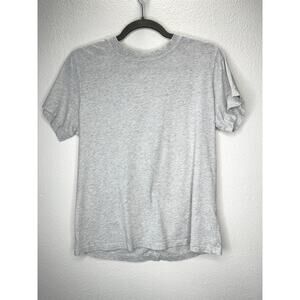 Lululemon Light Heather Gray Short Sleeve round Neck Top Tee Shirt 8
